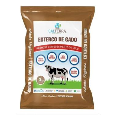 Imagem de Esterco Bovino, Peneirado, Sem Cheiro. 3kg. - Calterra