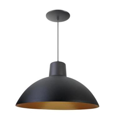 Imagem de Kit 2 Luminária Pendente Chinesa 33cm Interior Cobre Com Fiação 110/22