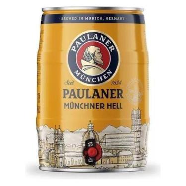 Imagem de Barril De Cerveja Importado Paulaner - 5 Litros Muncher Hell