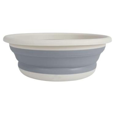 Imagem de Bacia dobrável de plástico 5 litros - Simplo, U, BRANCO