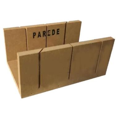 Imagem de Caixa Meia Esquadria Corte Gabarito 45º/90º Mdf - Geral