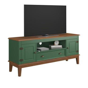 Imagem de Rack 2 Portas e 1 Gaveta - Apaixone&Decore, Verde