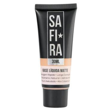 Imagem de Base Líquida Matte Nº 03 Alta Cobertura 30ml Basic Safira - SAFIRA COS