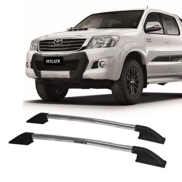 Imagem de Rack de Teto Bagageiro Hilux 2016 2017 2018 2019 2020 Cromo