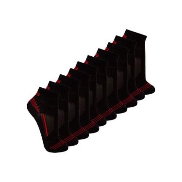 Imagem de Kit com 10 Meias Hidroginástica Trifil 6037, Preto, 35-38