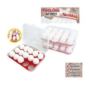 Imagem de Organizador Porta Ovos 15 Cavidades - Keita - OVO15 - ds