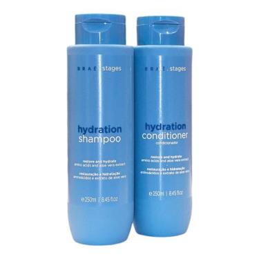 Imagem de Kit Braé Stages Hydration - Shampoo 250ml + Condicionador 250ml