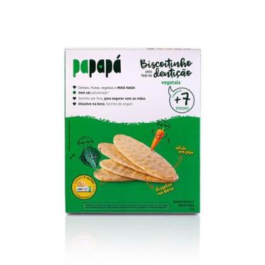Imagem de Biscoito Infantil para Fase da Dentição Vegetais Papapá 36g