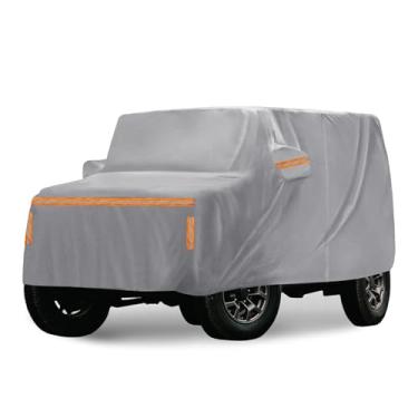 Imagem de ACROPIX 1 conjunto de capa de carro para Suzuki Jimny JB64W Jimny Sierra JB74W ao ar livre à prova d'água sol chuva poeira vento neve proteção com zíper da porta do motorista 1