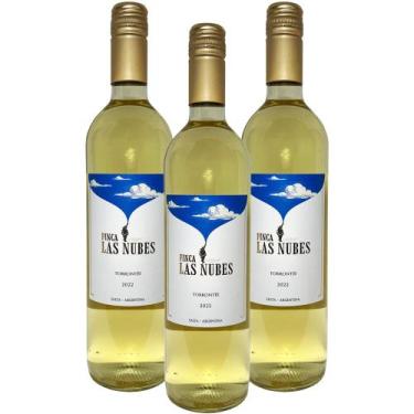 Imagem de Kit 3 pçs Vinho Branco Torrontés Finca Las Nubes Argentino 750ml - Fin