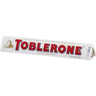 Imagem de Chocolate Suiço Toblerone White 100g Importado Suiça