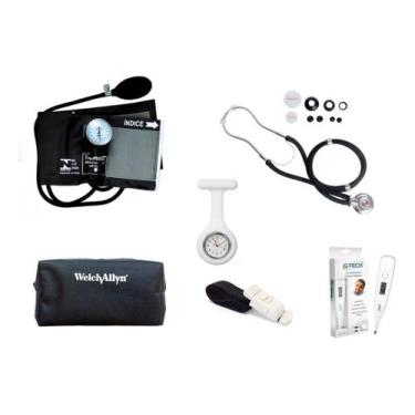 Imagem de Kit Para Estágio Enfermagem E Fisioterapia Completo - Premium,  Preto