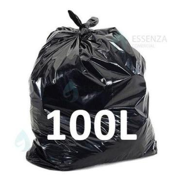 Imagem de Saco De Lixo 100 Litros Reforçado 100 Unidades 0,12 - HIGIPACK