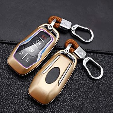 Imagem de WSWJDW Porta-chaves do carro capa porta-chaves porta-chaves porta-chaves, adequado para Ford Fusion Mondeo Mustang F150 Explorer Edge 2015 2016 2017 2018,7