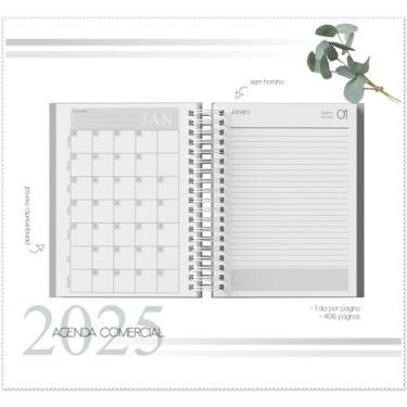 Imagem de Miolo impresso agenda diária 2025 - 1 dia por página - Person papelari