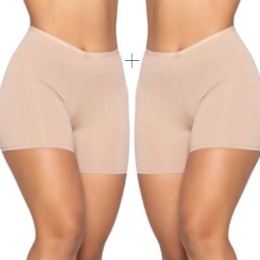Imagem de Kit 2 Shorts Bermuda Anagua Segunda Pele P/ Usar C/ Roupas - Beleza Fe
