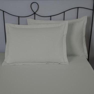 Imagem de Porta Travesseiro Avulso 70cm x 50cm 1 Peça Percal 140 Fios Dia a Dia 
