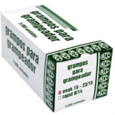 Imagem de Grampo para Grampeador 23/15 Galvanizado 5000 Grampos - ACC