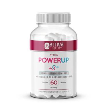 Imagem de Power Up Termogenico - Arginina, Cafeína e Boro - ATTIVA NUTRY