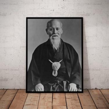 Imagem de Belo Quadro Decorativo Aikido Mestre Ueshiba Morihei O-sense - Fanarte