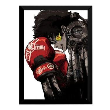 Imagem de Quadro Gearless Joe Anime Megalo Box Arte Poster Moldurado - Fanarte