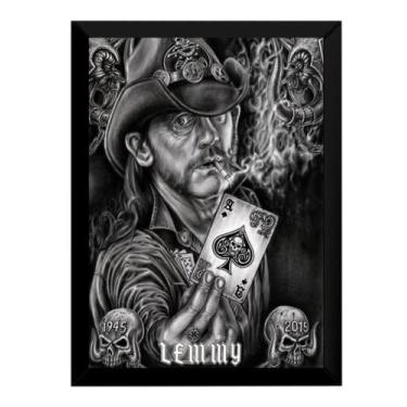 Imagem de Lindo Quadro Decorativo Arte Homenagem Lemmy Motorhead Ace O - Fanarte