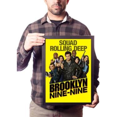 Imagem de Quadro Decorativo Brooklyn 99 Poster Moldurado - Fanarte