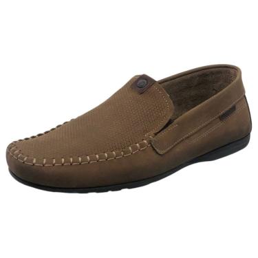 Imagem de Sapato Mocassim Masculino Conforto Moderno Couro Pegada