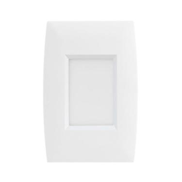 Imagem de Kit 5 Balizador Eco Embutir 4x2 Led 2w Branco Frio 6500k - Opus