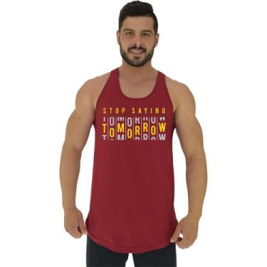 Imagem de Regata Longline Estampada Masculina MXD Conceito Tomorrow, Masculino, 