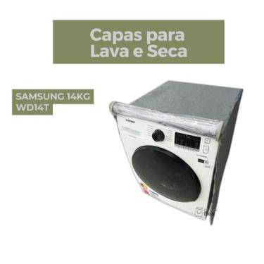 Imagem de Capa lava e seca samsung 14kg wd14t transparente flex - Capas Flex, CI