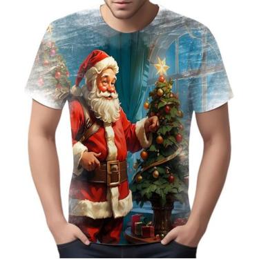 Imagem de Camiseta Camisa Tshirt Natal Festas Papai Noel Trenó Neve 2 - Enjoy Sh