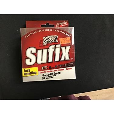 Imagem de Sufix Linha de pesca Elite de 2,7 kg (verde, tamanho - carretel de 300 jardas)
