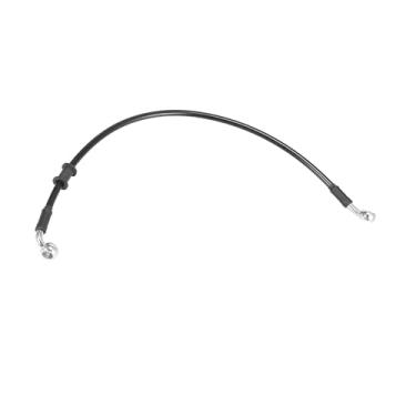 Imagem de ACROPIX Universal 50 cm 50 cm 50.0 cm motocicleta freio embreagem óleo mangueira tubo hidráulico reforçado aço inoxidável trançado preto peças de carro