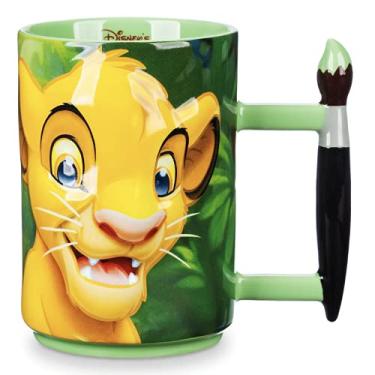 Imagem de Drink Ware Disney Parks Caneca com pincel do Rei Leão - Simba, Pumba, Timon, Multicor, Tamanho 1 (NA1)