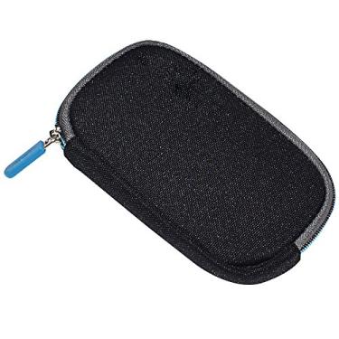 Imagem de Arzweyk Capa QC20 para fone de ouvido com zíper compatível com fones de ouvido Bose QuietComfort 20 QC20 QC20i (preto)