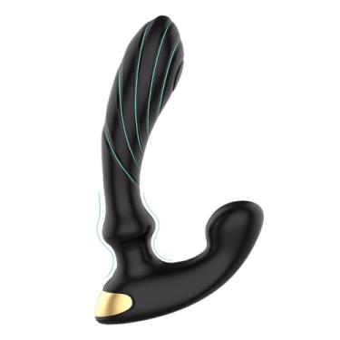 Imagem de Plug Anal Massageador Próstata Raper-RTC S-Hande 14,5CM x 3,7CM Controle Remoto Recarregável Flexível em Silicone