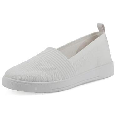 Imagem de White Mountain Tênis vertical, Branco/tecido, 37