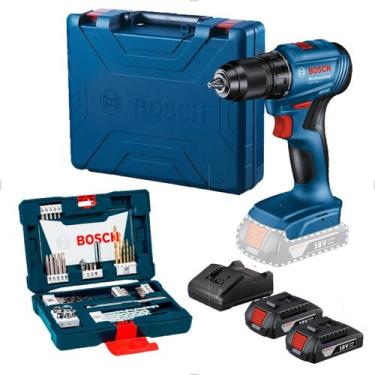 Imagem de Parafusadeira 18v Gsr 185-Li+Maleta Vline 48 Peças Bosch - 000009