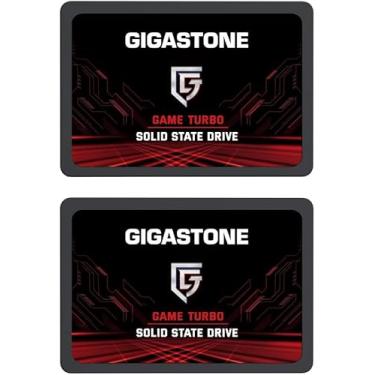 Imagem de Gigastone Disco de estado sólido interno Game Turbo 2 TB SATA III 6 Gb/s. 3D NAND 2,5 polegadas, leitura de até 560 MB/s. Compatível com PS4, PC, desktop e laptop, 2,5 polegadas, 7 mm (0,28")