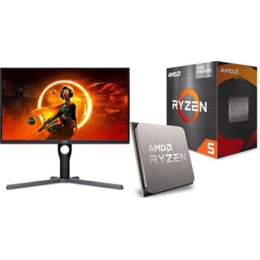 Imagem de Kit Monitor AOC DESTINY 25" 240Hz FreeSync + AMD Ryzen 5 5600GT