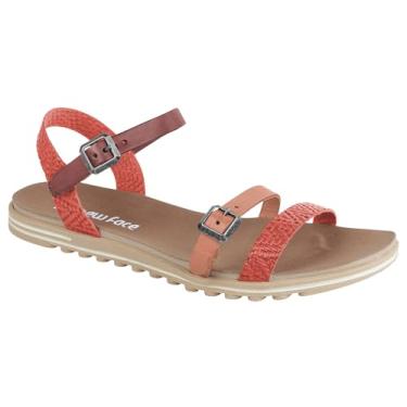 Imagem de New Face, SANDÁLIA RASTEIRA FEMININA NEW FACE 23911 EM COURO SUPER LEVE Cor:Tango Mix;Tamanho:38