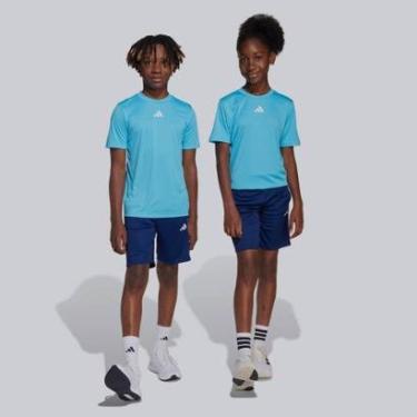 Imagem de Conjunto Adidas 3 Stripes I Juvenil Azul e Marinho-Masculino