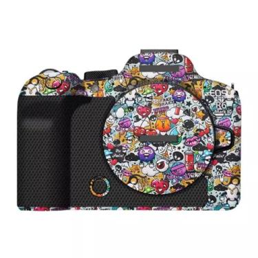 Imagem de Adesivo para câmera R6II R62 R6M2 3M Película protetora de vinil para Canon EOS R6 Mark II 2 M2 MarkII Mark2 (Graffiti White)