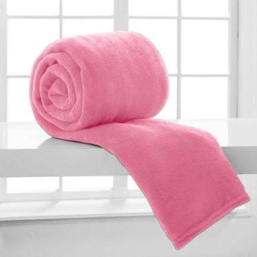 Imagem de Manta Casal Microfibra Lisa Celta - CORTTEX, Rosa