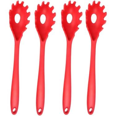 Imagem de Pegador de Massa Silicone Vermelho Grande | 04 Un