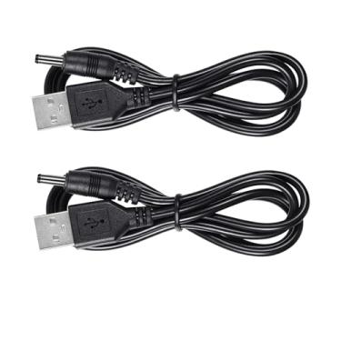 Imagem de Cabo carregador de substituição para escova de dentes elétrica Fairywill, cabo de carregamento USB de 90 cm (pacote com 2)