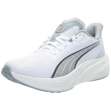 Imagem de PUMA Darter Pro Tênis de corrida masculino, preto maçã, tamanho 41, Branco e branco quente, 44