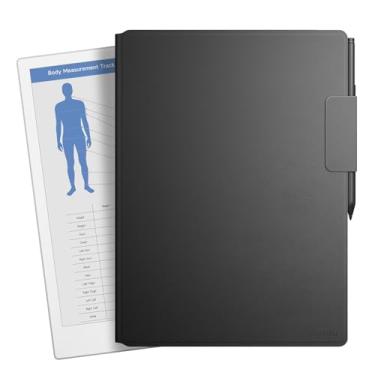 Imagem de OLAIKE Capa magnética para tablet de papel colorido de 11,8 polegadas (Versão 2024), capa fina e inteligente de couro sintético premium com fecho de caneta, pacote com assinatura premium (preto)