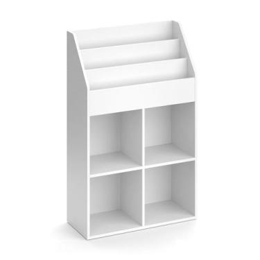 Imagem de Organizador Infantil com Nichos e Livreiro Justin 100% MDF - WoodCore